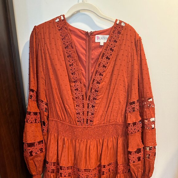 L'atiste Crochet Dress Size 1x - Picture 2 of 4